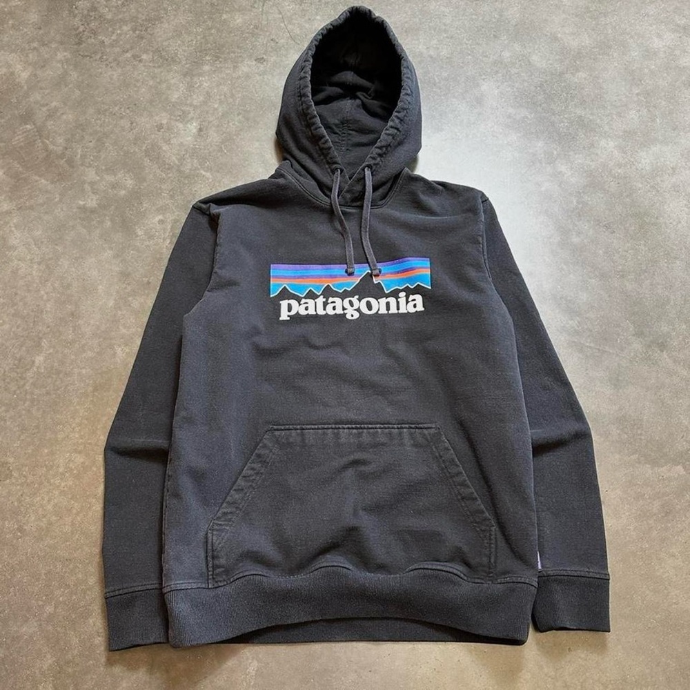 Mens Patagonia Logo Hoodie Sz medium